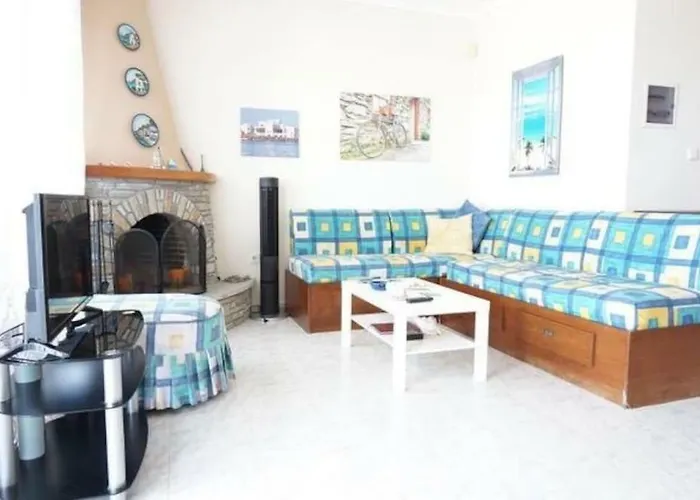 Hébergement de vacances Amazing House ,100sqm, In Front Of The Sea! Potidée